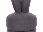 ΣΚΑΜΠΟ ΜΕ ΠΛΑΤΗ ΠΕΡΙΣΤΡΕΦΟΜΕΝΟ FRIVO HM9774.01 ΓΚΡΙ TEDDY ΥΦΑΣΜΑ 51x51x61Υεκ