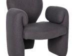ΠΟΛΥΘΡΟΝΑ HARTT HM9777.01 ΓΚΡΙ TEDDY ΥΦΑΣΜΑ 84x74x87Yεκ.