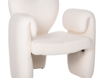 ΠΟΛΥΘΡΟΝΑ HARTT HM9777.05 ΛΕΥΚΟ TEDDY ΥΦΑΣΜΑ 84x74x87Yεκ.