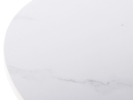 ΤΡΑΠΕΖΙ ΣΑΛΟΝΙΟΥ ACRYLON HM9779.01 HPL ΛΕΥΚΟ ΜΑΡΜΑΡΟ-ΑΚΡΥΛΙΚΟ ΠΟΔΙ Φ40x41Υεκ.