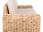 ΚΑΝΑΠΕΣ 2-ΘΕΣΙΟΣ TROPEL HM9809 ΞΥΛΟ MANGO-RATTAN ΦΥΣΙΚΟ-ΛΕΥΚΑ ΜΑΞΙΛΑΡΙΑ 192x88x70-85Υεκ.