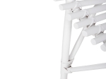 ΚΑΡΕΚΛΑ ΕΞΩΤ.ΧΩΡΟΥ CELLION HM9812.03 ΡΑΒΔΟΙ RATTAN ΣΕ ΛΕΥΚΟ ΧΡΩΜΑ 76x72x83Υεκ.
