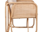 ΠΟΛΥΘΡΟΝΑ WENDY HM9816 RATTAN ΣΕ ΦΥΣΙΚΟ ΧΡΩΜΑ-ΛΕΥΚΑ ΜΑΞΙΛΑΡΙΑ 73x72x84Yεκ.
