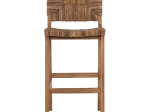 ΣΚΑΜΠΟ ΜΠΑΡ WALTER HM9841 ΞΥΛO TEAK ΣΕ ΦΥΣΙΚΟ-ΨΑΘΑ 46x55x105Υ εκ.