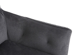 ΠΟΛΥΘΡΟΝΑ ΤΡΑΠΕΖΑΡΙΑΣ QUILL HM9843.03 ΓΚΡΙ ΥΦΑΣΜΑ-ΞΥΛΟ ΟΞΙΑΣ ΠΟΔΙΑ 61x57,5x91Υεκ.