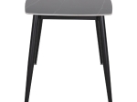ΤΡΑΠΕΖΙ RAVEN HM9854.02 ΚΕΡΑΜΙΚΟ TOP ΜΑΥΡΟ ΜΑΡΜΑΡΟ-ΜΑΥΡΟ ΜΕΤΑΛΛΟ 117,5x67,5x76Υεκ.