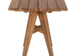 ΤΡΑΠΕΖΙ ΤΕΤΡΑΓΩΝΟ LEO HM9860.11 ΜΑΣΙΦ ΞΥΛΟ ΤΕΑΚ 60x60x75Υεκ.