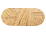 ΚΟΝΣΟΛΑ ΟΒΑΛ GATSBY HM9871 ΦΥΣΙΚΟ RATTAN ΣΕ ΦΥΣΙΚΟ ΧΡΩΜΑ 110x45x74,5Υεκ.