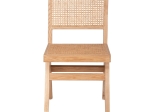 ΚΑΡΕΚΛΑ FREDRIK HM9873 ΞΥΛΟ ΦΡΑΞΙΝΟΥ ΚΑΙ RATTAN ΣΕ ΦΥΣΙΚΟ ΧΡΩΜΑ 45x55,5x83Yεκ.