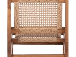ΚΑΡΕΚΛΑ LOUNGE LUKILLA HM9913 ΞΥΛΟ TEAK ΣΕ ΦΥΣΙΚΟ--ΣΥΝΘ.ΣΧΟΙΝΙ ΜΠΕΖ 55,5x74x65Υεκ.