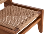 ΚΑΡΕΚΛΑ LOUNGE LUKILLA HM9913 ΞΥΛΟ TEAK ΣΕ ΦΥΣΙΚΟ--ΣΥΝΘ.ΣΧΟΙΝΙ ΜΠΕΖ 55,5x74x65Υεκ.