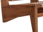 ΚΑΡΕΚΛΑ LOUNGE LUKILLA HM9913 ΞΥΛΟ TEAK ΣΕ ΦΥΣΙΚΟ--ΣΥΝΘ.ΣΧΟΙΝΙ ΜΠΕΖ 55,5x74x65Υεκ.