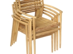 ΠΟΛΥΘΡΟΝΑ MOOSEN HM9936 ΜΑΣΙΦ ΞΥΛΟ TEAK ΣΕ ΦΥΣΙΚΟ 59x60x78,5Υ
