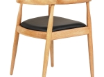 ΠΟΛΥΘΡΟΝΑ ΤΡΑΠΕΖΑΡΙΑΣ ADOR HM9948.01 RUBBERWOOD ΣΕ ΟΑΚ ΚΑΙ ΜΑΥΡΟ PU 62x54x76,5Υεκ