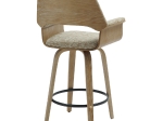 ΣΚΑΜΠΟ ΜΠΑΡ ΜΕΣ.ΥΨΟΥΣ CLIPP HM9987.01 WHITEWASH Κ.Π. ΞΥΛΟ-ΜΠΕΖ ΥΦΑΣΜΑ 57,5x53x98Υεκ