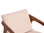 ΠΟΛΥΘΡΟΝΑ ΚΟΥΝΙΣΤΗ ROCKER SM9965 ΞΥΛΟ TEAK ΦΥΣΙΚΟ-ΥΠΟΛΕΥΚΟ ΥΦΑΣΜΑ 64x81x72Υεκ.