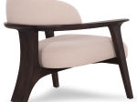 ΠΟΛΥΘΡΟΝΑ LOUNGE TRIAD SM9968 ΞΥΛΟ TEAK ΣΕ ΜΑΥΡΟ-ΕΚΡΟΥ ΥΦΑΣΜΑ 77x75,5x67Υεκ.