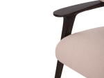 ΠΟΛΥΘΡΟΝΑ LOUNGE TRIAD SM9968 ΞΥΛΟ TEAK ΣΕ ΜΑΥΡΟ-ΕΚΡΟΥ ΥΦΑΣΜΑ 77x75,5x67Υεκ.