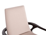 ΠΟΛΥΘΡΟΝΑ LOUNGE ARYA SM9969 ΞΥΛΟ TEAK ΣΕ ΜΑΥΡΟ-ΕΚΡΟΥ ΜΠΟΥΚΛΕ ΥΦΑΣΜΑ 92x80x86Υεκ.