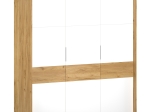ΝΤΟΥΛΑΠΑ AVANTI ΤΡΙΦΥΛΛΗ ΧΡΥΣΟΣ ΔΡΥΣ-ΛΕΥΚΟ 184.8X65.6X214.2CM