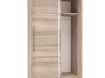 ΝΤΟΥΛΑΠΑ ΔΙΦΥΛΛΗ ILONA SONOMA 130X61X215ΕΚ MDF
