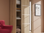 ΝΤΟΥΛΑΠΑ ΔΙΦΥΛΛΗ ILONA SONOMA 130X61X215ΕΚ MDF