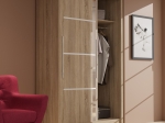 ΝΤΟΥΛΑΠΑ ΔΙΦΥΛΛΗ ILONA SONOMA 130X61X215ΕΚ MDF