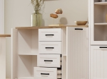 ΜΠΟΥΦΕΣ VERNE 147.9X37.2X91.8CM ΛΕΥΚΟ-ΦΥΣΙΚΟ ΔΡΥΣ