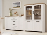 BΙΤΡΙΝΑ VERNE ΔΙΦΥΛΛΗ  114.8X37.2X153CM ΛΕΥΚΟ-ΦΥΣΙΚΟΣ ΔΡΥΣ
