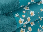 Borea Πετσέτες Σετ 3ΤΜΧ Jasmine 70 x 140 / 50 x 90 / 30 x 50 cm Λευκό