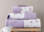 Borea Πετσέτες Σετ 3ΤΜΧ Elodie 70 x 140 / 50 x 90 / 30 x 50 cm Μουσταρδί