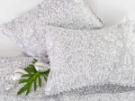 Borea Κουβερλί Εμπριμέ Σετ Maya Γκρι Υπέρδιπλο 220 x 240 cm + (2) 50 x 70 cm Γκρι
