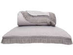 Borea Κουβερλί Εμπριμέ Σετ Dahlia Υπέρδιπλο 220 x 240 cm + (2) 50 x 70 cm Γκρι
