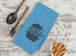 Borea Ποτηρόπανα Κουζίνας Waffle Digital Print 50 x 70 cm Βεραμάν