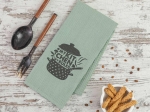 Borea Ποτηρόπανα Κουζίνας Waffle Digital Print 50 x 70 cm Βεραμάν