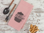Borea Ποτηρόπανα Κουζίνας Waffle Digital Print 50 x 70 cm Πετρόλ
