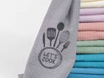 Borea Ποτηρόπανα Κουζίνας Waffle Let's Cook 50 x 70 cm Μπεζ