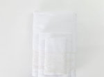 Borea Πετσέτες Σετ 2ΤΜΧ Blanche 50 x 90 / 30 x 50 cm Λευκό