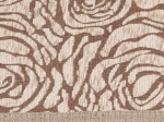 Borea Ριχτάρι Σενίλ Τετραθέσιο Roses 180 x 350 cm Σπαγγί
