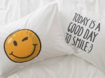 Borea Ζεύγος Μαξιλαροθήκες Smile (2) 50 x 70 cm Λευκό