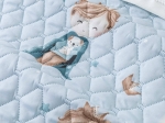 Borea Κουβερλί Κούνιας Little King 110 x 140 cm Πετρόλ
