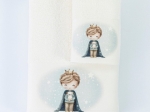 Borea Πετσέτες Σετ 2ΤΜΧ Little King Εκρού 70 x 120 / 30 x 50 cm Εκρού