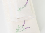 Borea Πετσέτες Σετ 3ΤΜΧ Lavender 70 x 140 / 50 x 90 / 30 x 50 cm Λιλά