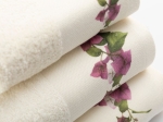 Borea Πετσέτες Σετ 3ΤΜΧ Bougainvillea 70 x 140 / 50 x 90 / 30 x 50 cm Εκρού