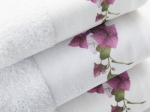 Borea Πετσέτες Σετ 3ΤΜΧ Bougainvillea 70 x 140 / 50 x 90 / 30 x 50 cm Λευκό