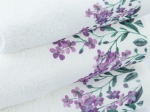 Borea Πετσέτες Σετ 3ΤΜΧ Forget me Not 70 x 140 / 50 x 90 / 30 x 50 cm Λευκό