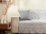 Borea Ριχτάρι Βαμβακερό Πολυθρόνας Forest 180 x 180 cm Μωβ