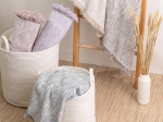 Borea Ριχτάρι Βαμβακερό Τετραθέσιο Boho 180 x 350 cm Εκρού