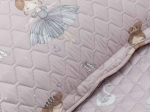 Borea Κουβερλί Σετ Odette Μονό 160 x 220 cm + 50 x 70 cm Λιλά