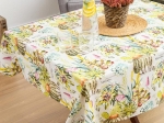 Borea Τραπεζομάντηλο Melocactos 140 x 140 cm Μπεζ-Κίτρινο